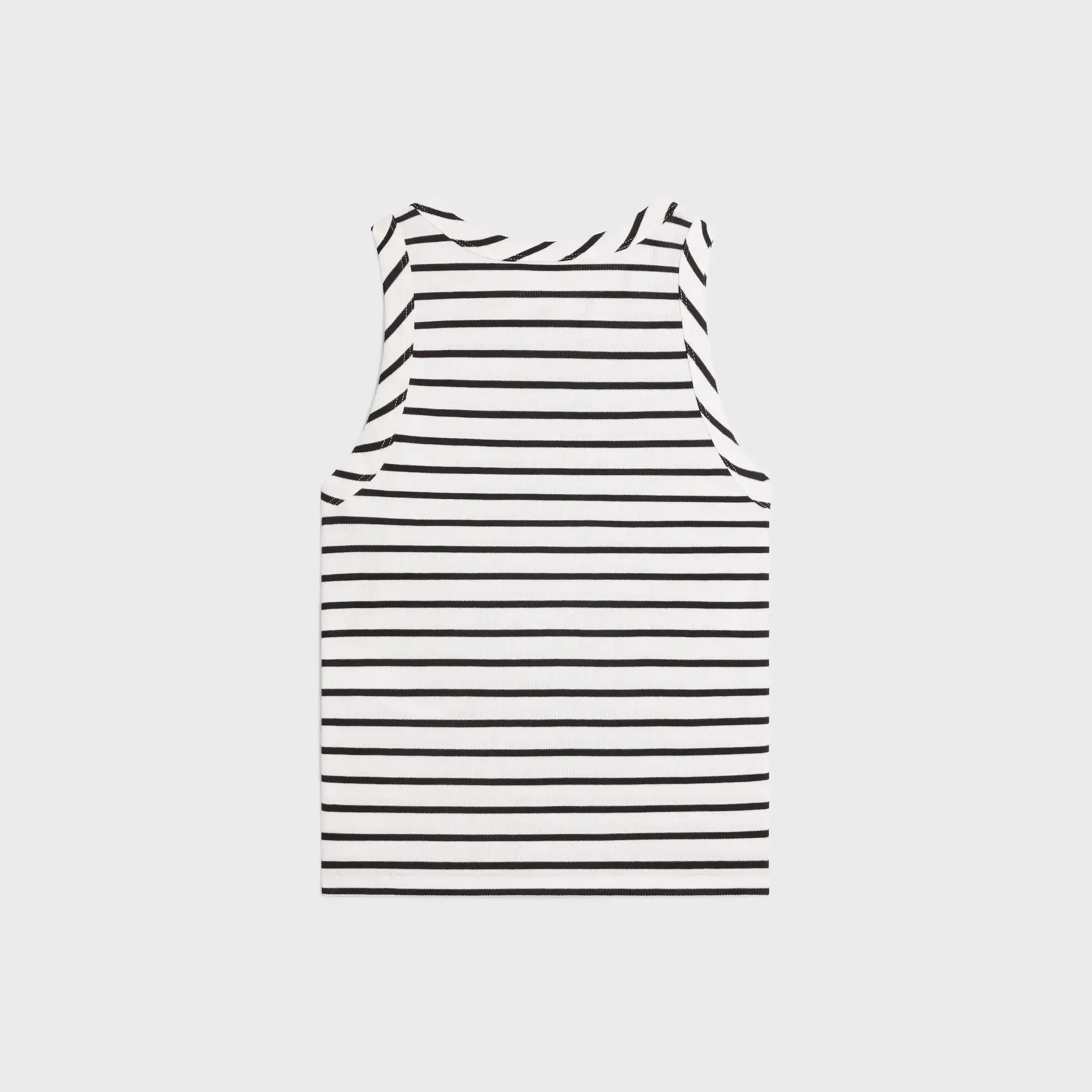 triomphe tanktop IN streckad sidenjersey