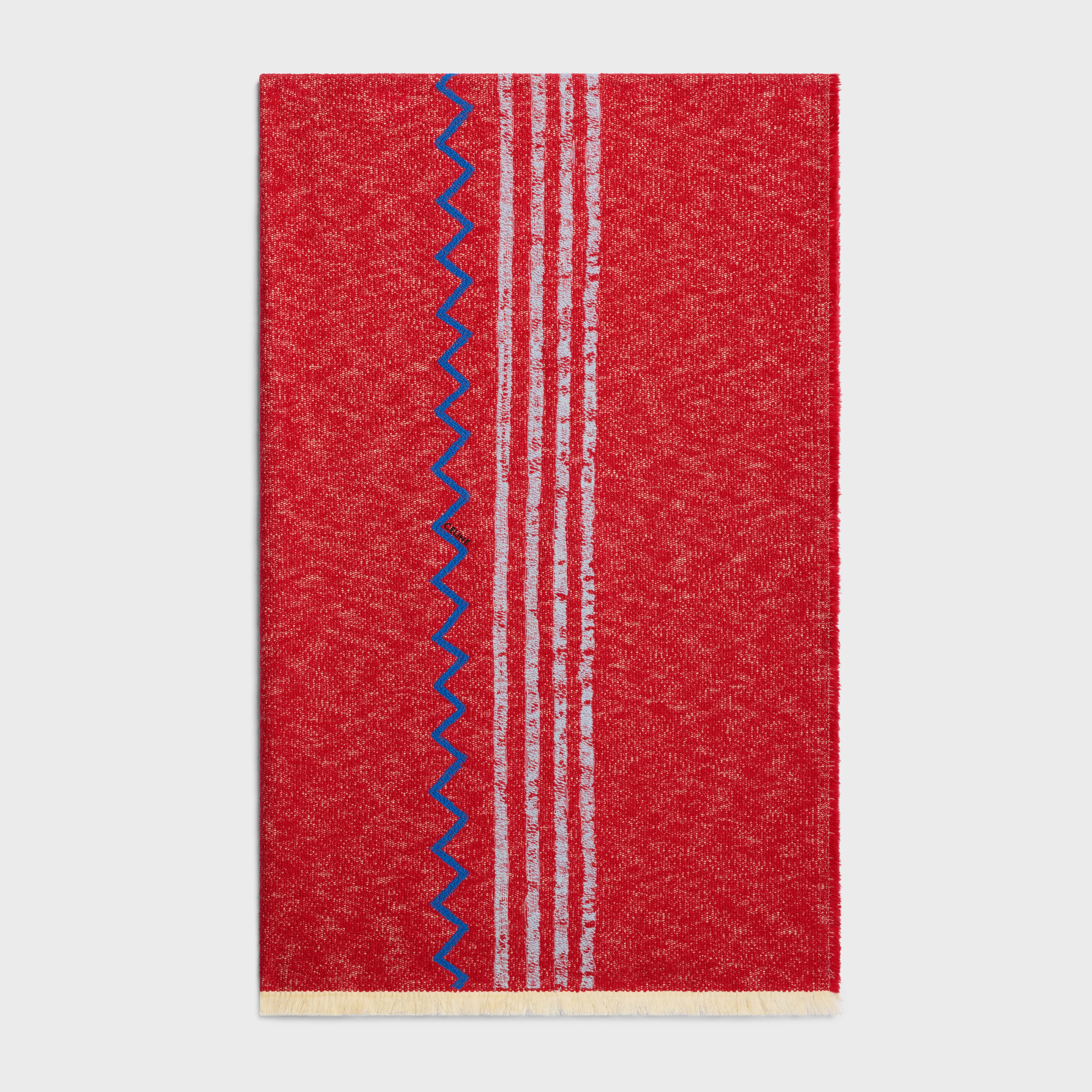fouta i broderad bomull