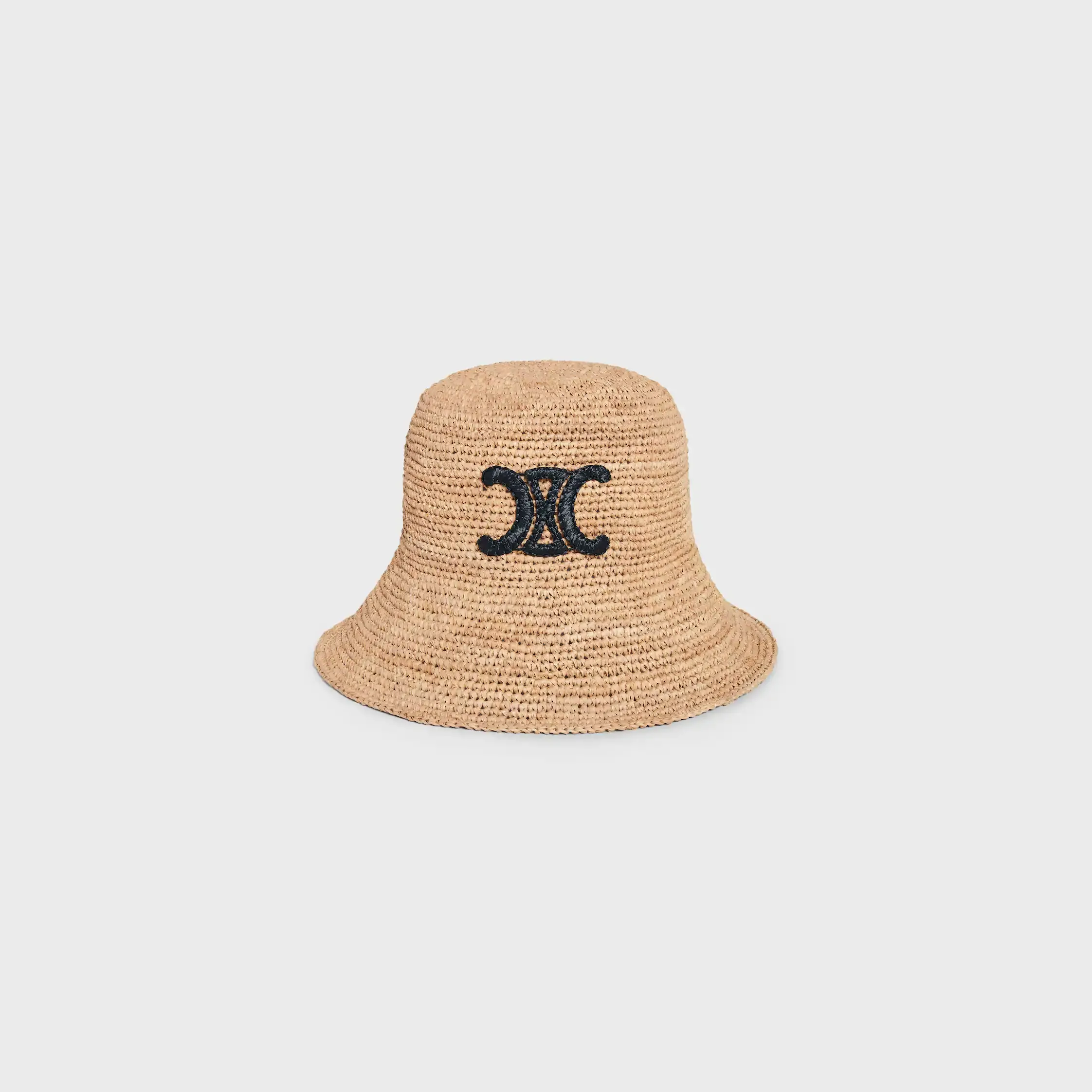 triomphe buckethatt i raffia