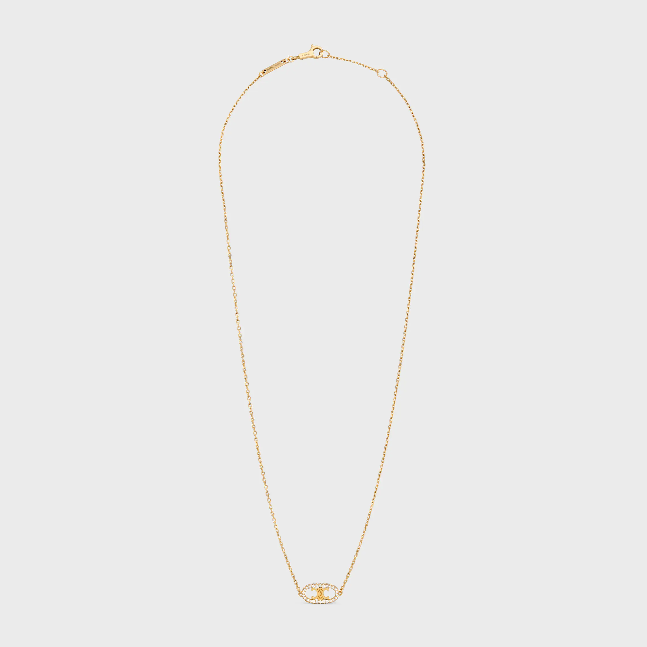 Maillon Triomphe-halsband i guld och diamanter