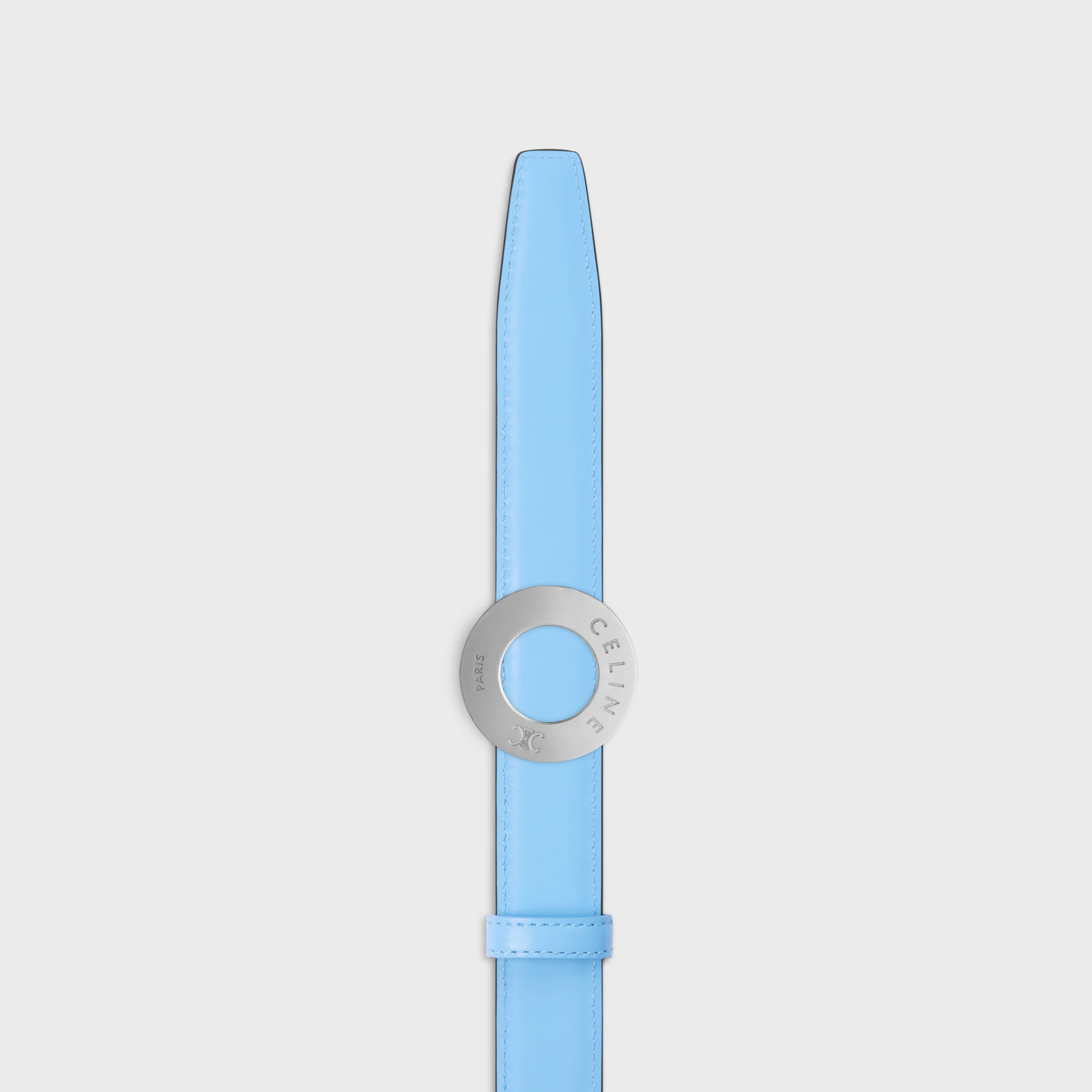 CELINE DISC BUCKLE 25 MM I METALL & VÄXLBAR STRÅP 25 MM I TAURILLON