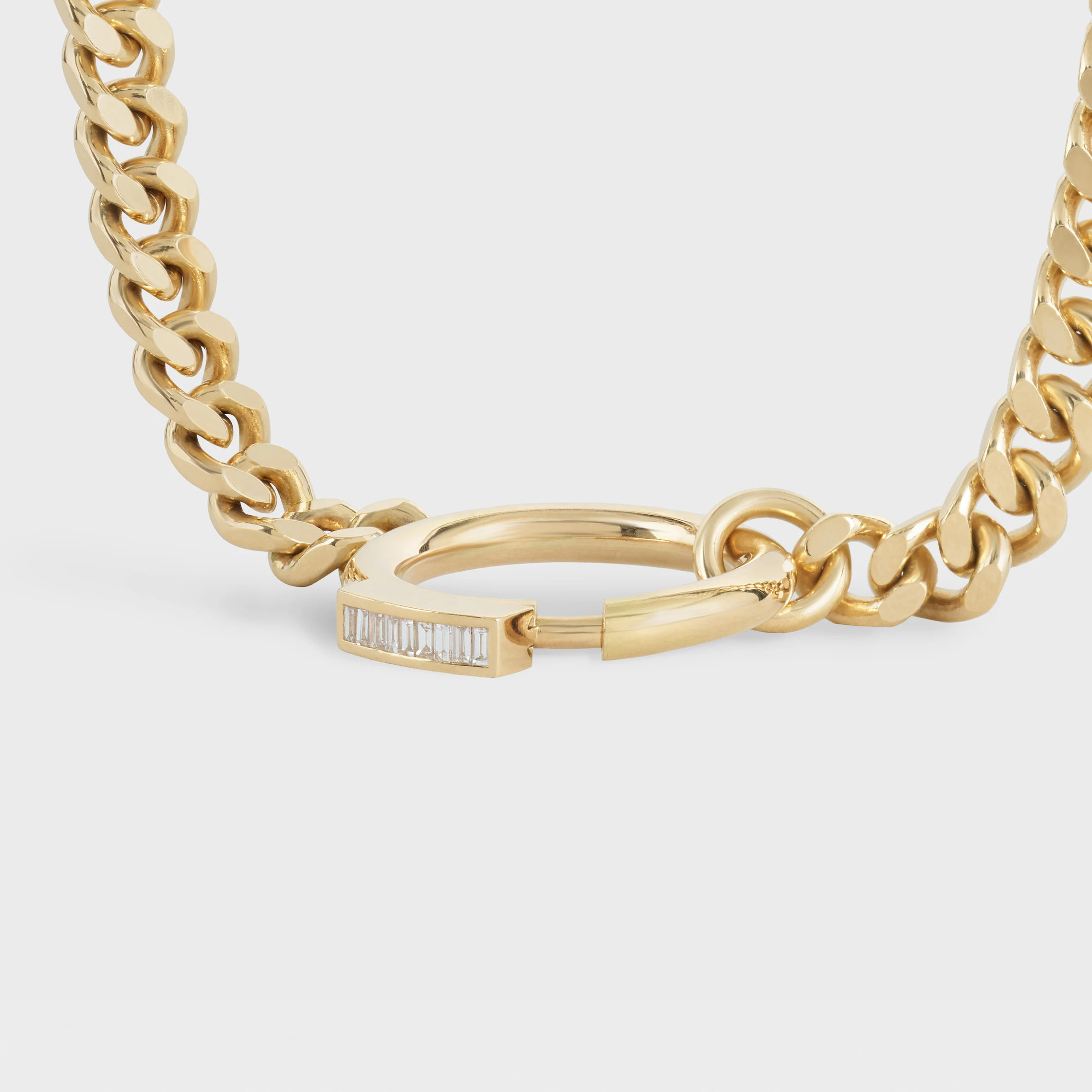 Systeme-halsband i guld och diamanter