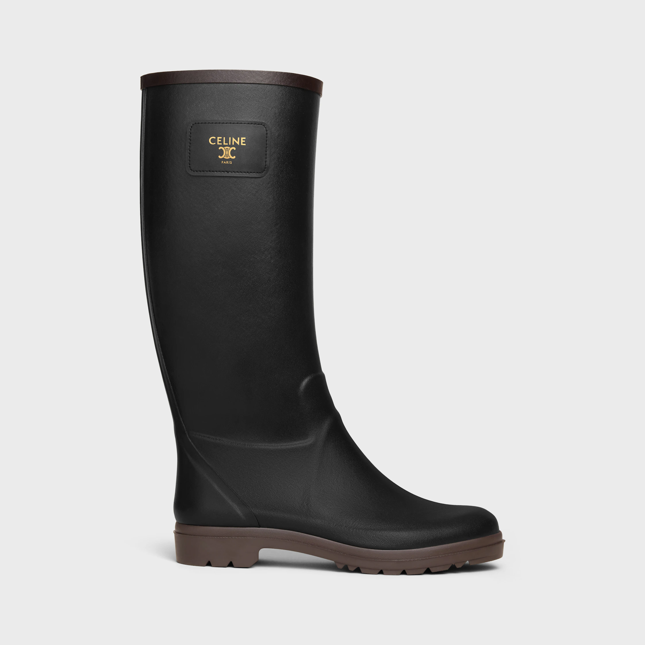 CELINE REGNBOOTS I NATURLIG GUMMI
