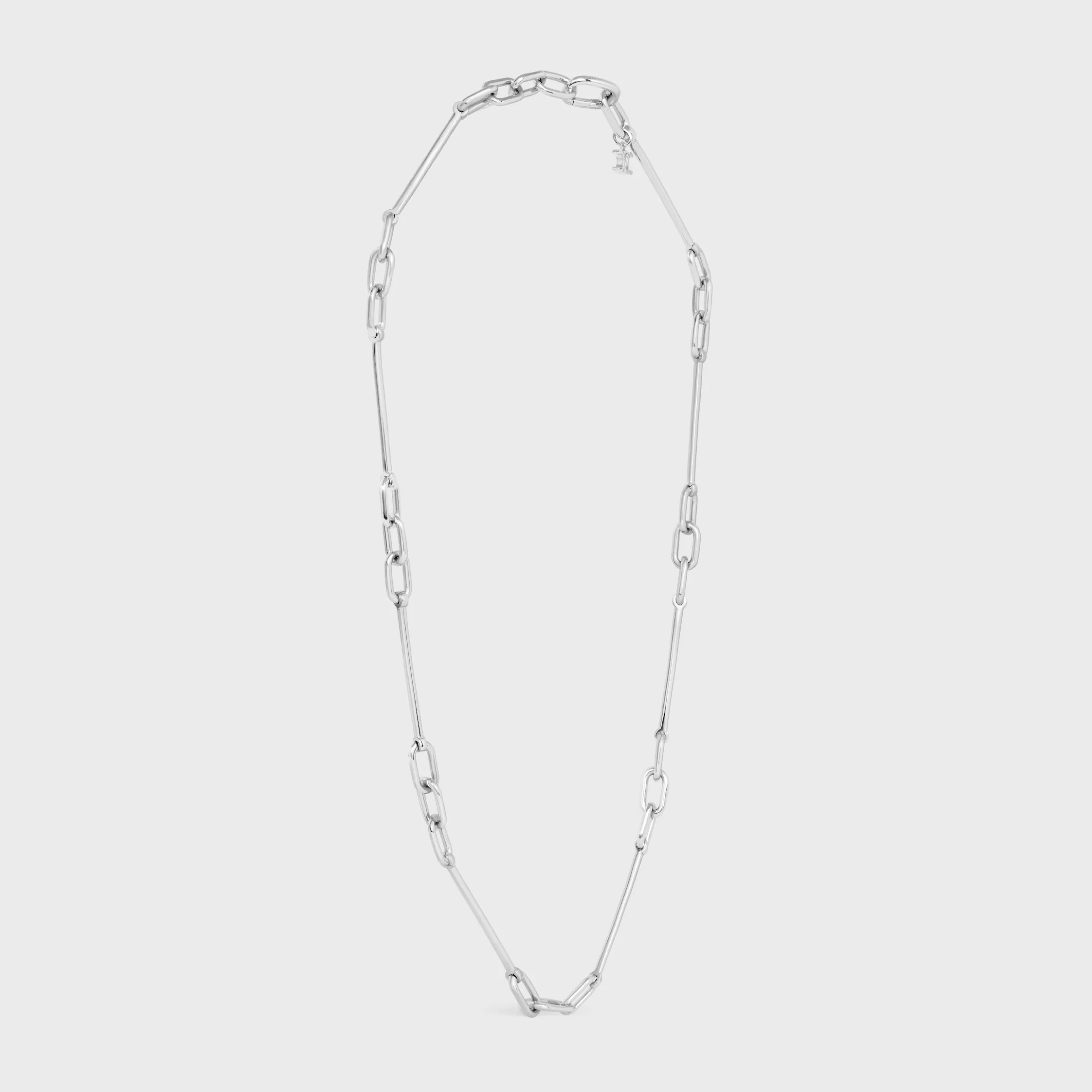 DRAGSNECKLACE I BRONS MED RHODIUMSLAG