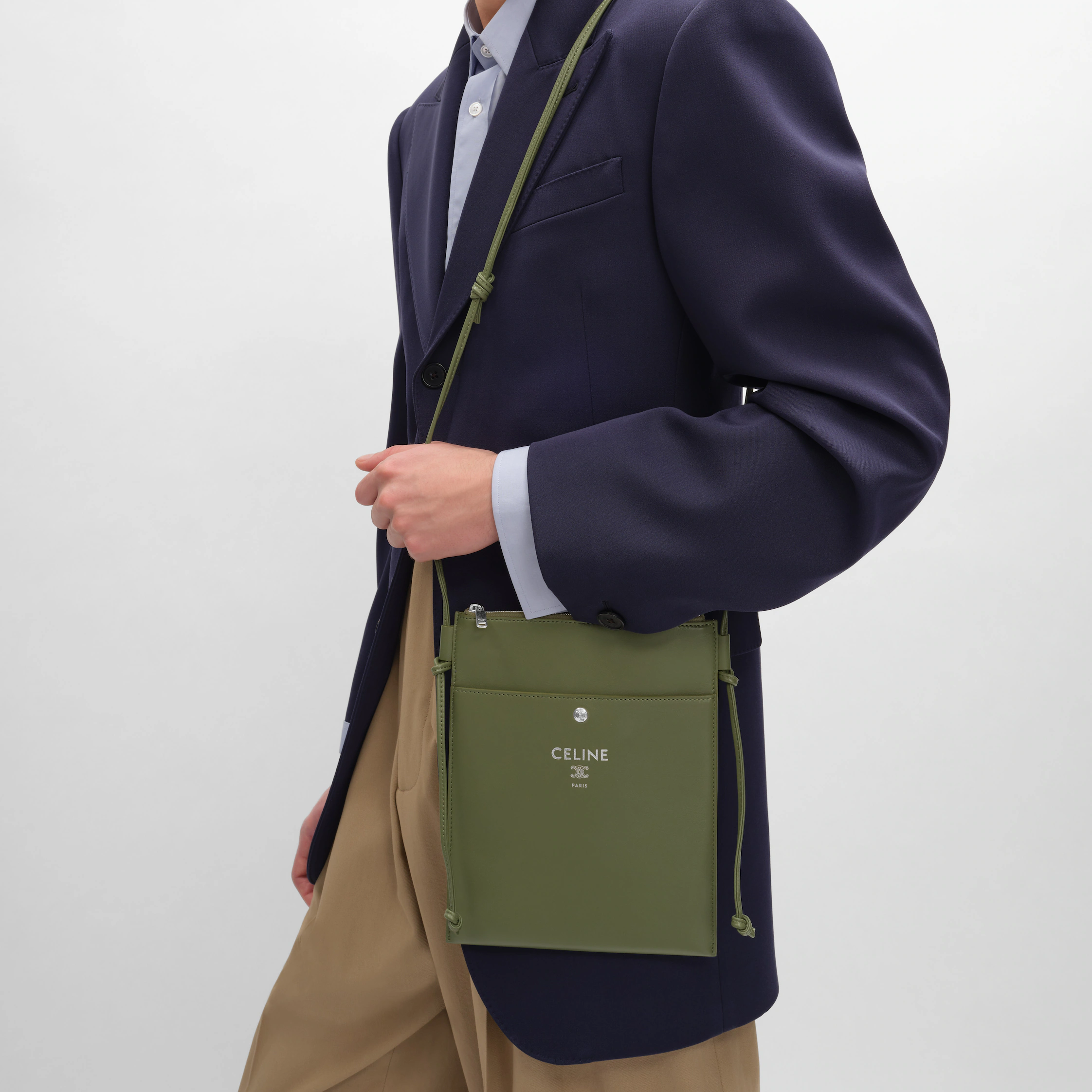 SHARP POUCH TAKE AWAY I GLATT LAMBSKIN