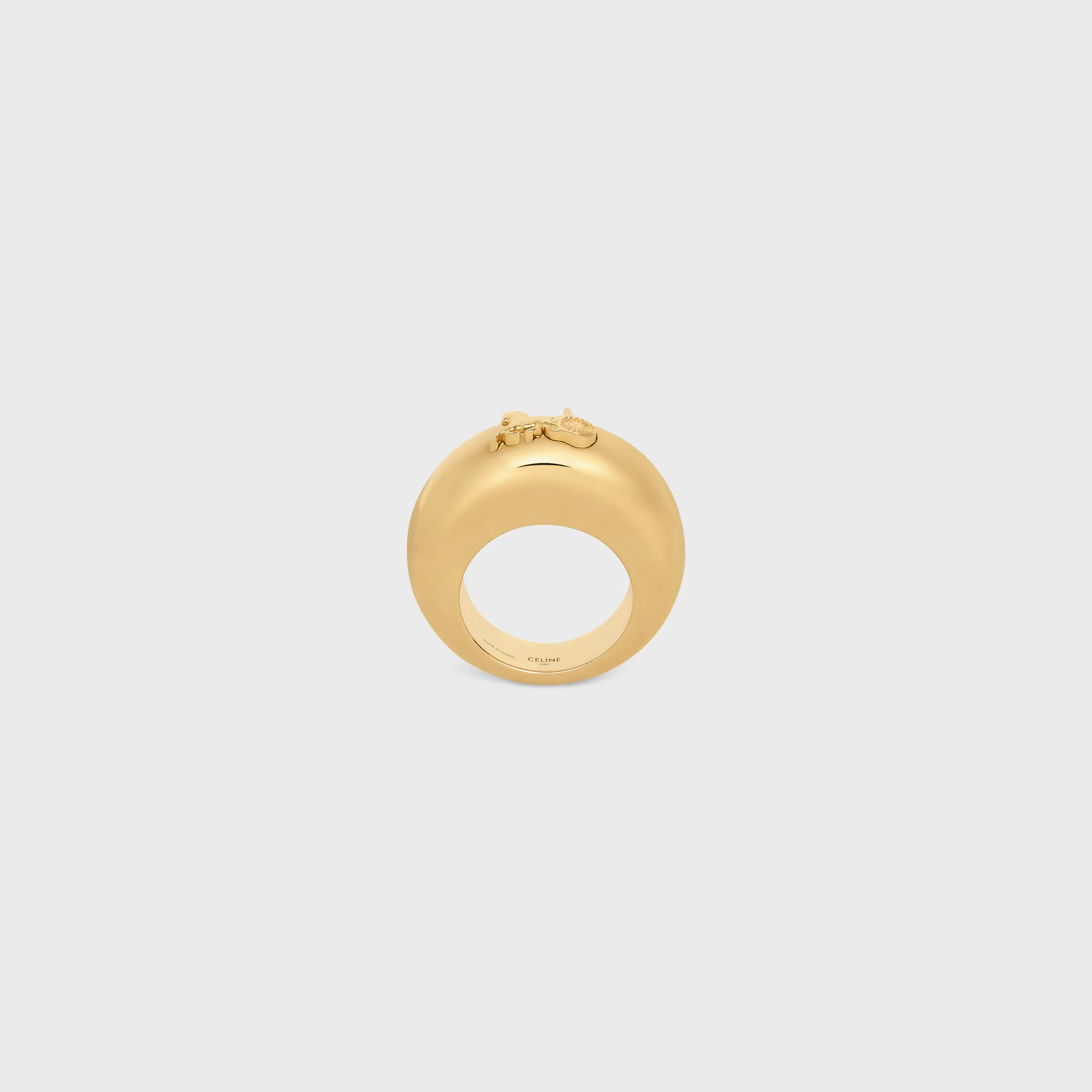 Celine Sulky-ring i blankt brons med gyllene beläggning