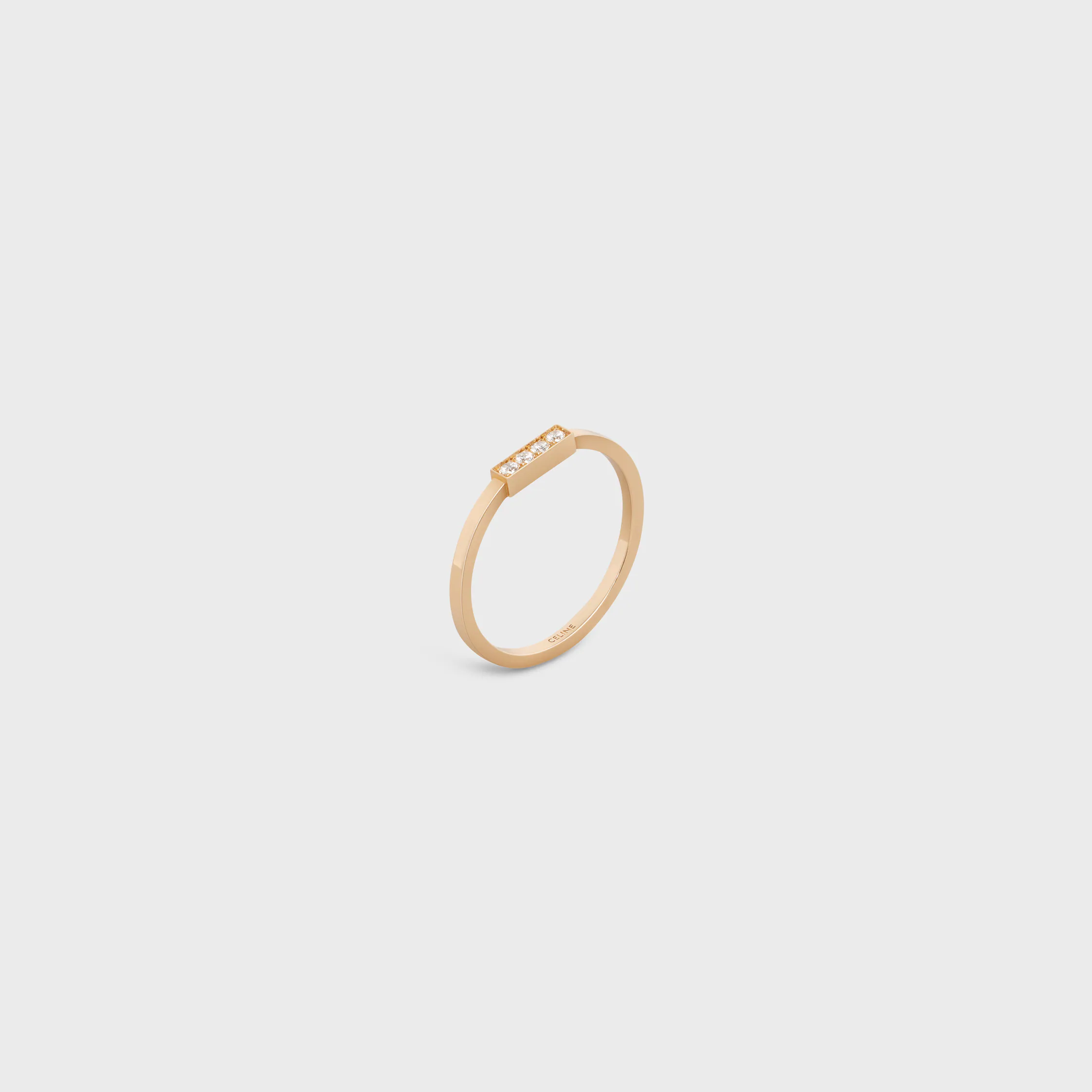Celine Line-ring i guld och diamanter