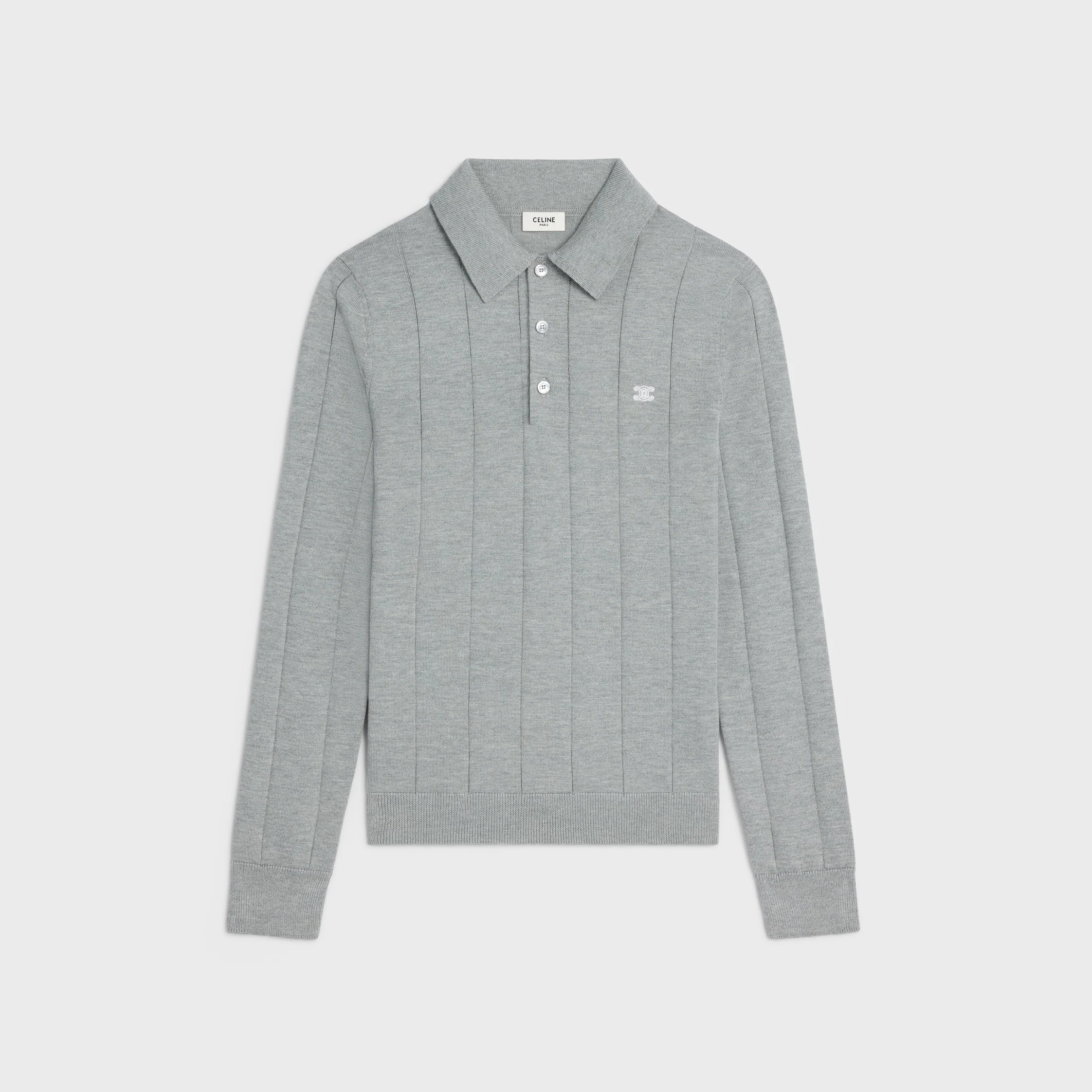 polo i fin siden och bomull