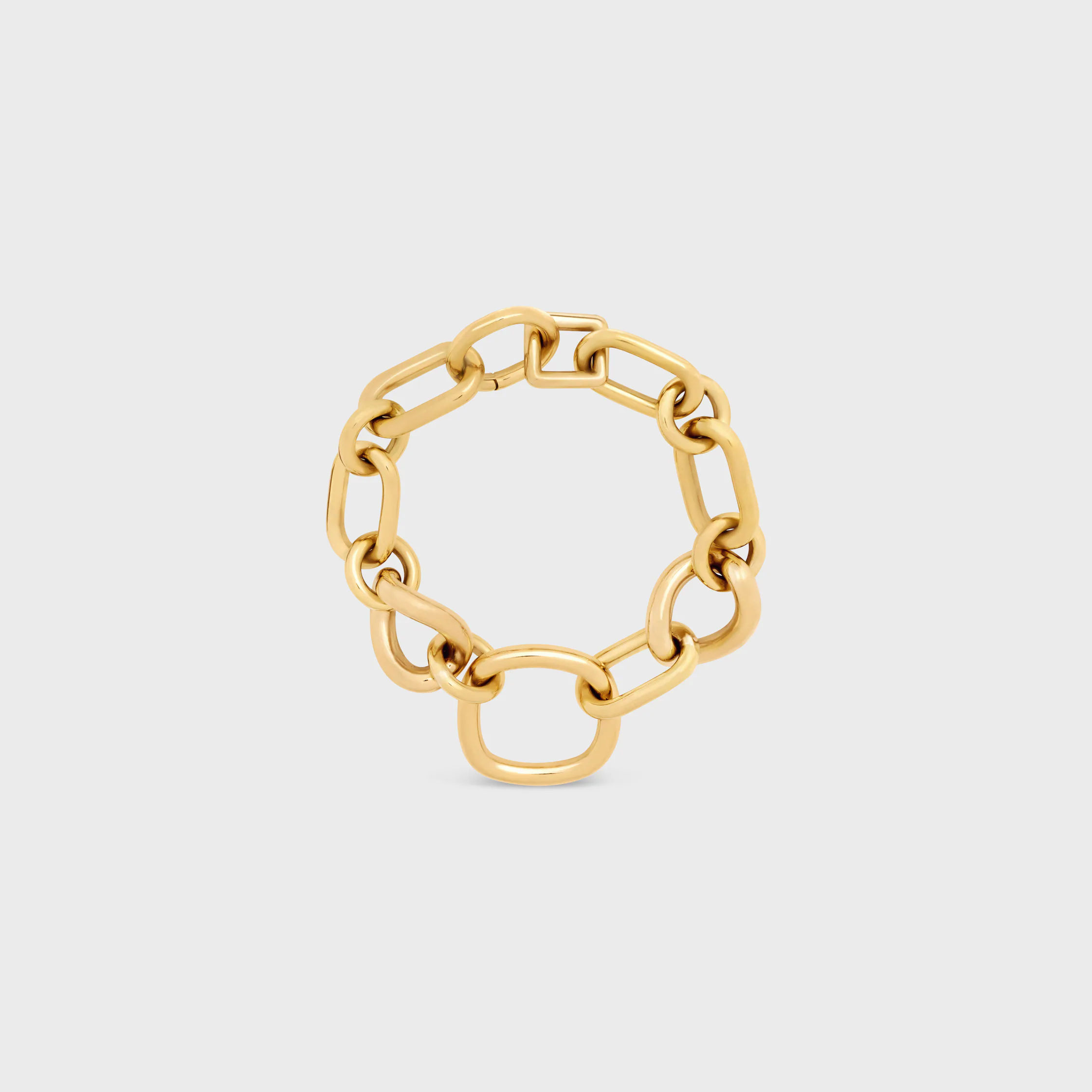 CHARMS MODERN TUNNAD GOURMETTE I BRONS MED GULDSLAG