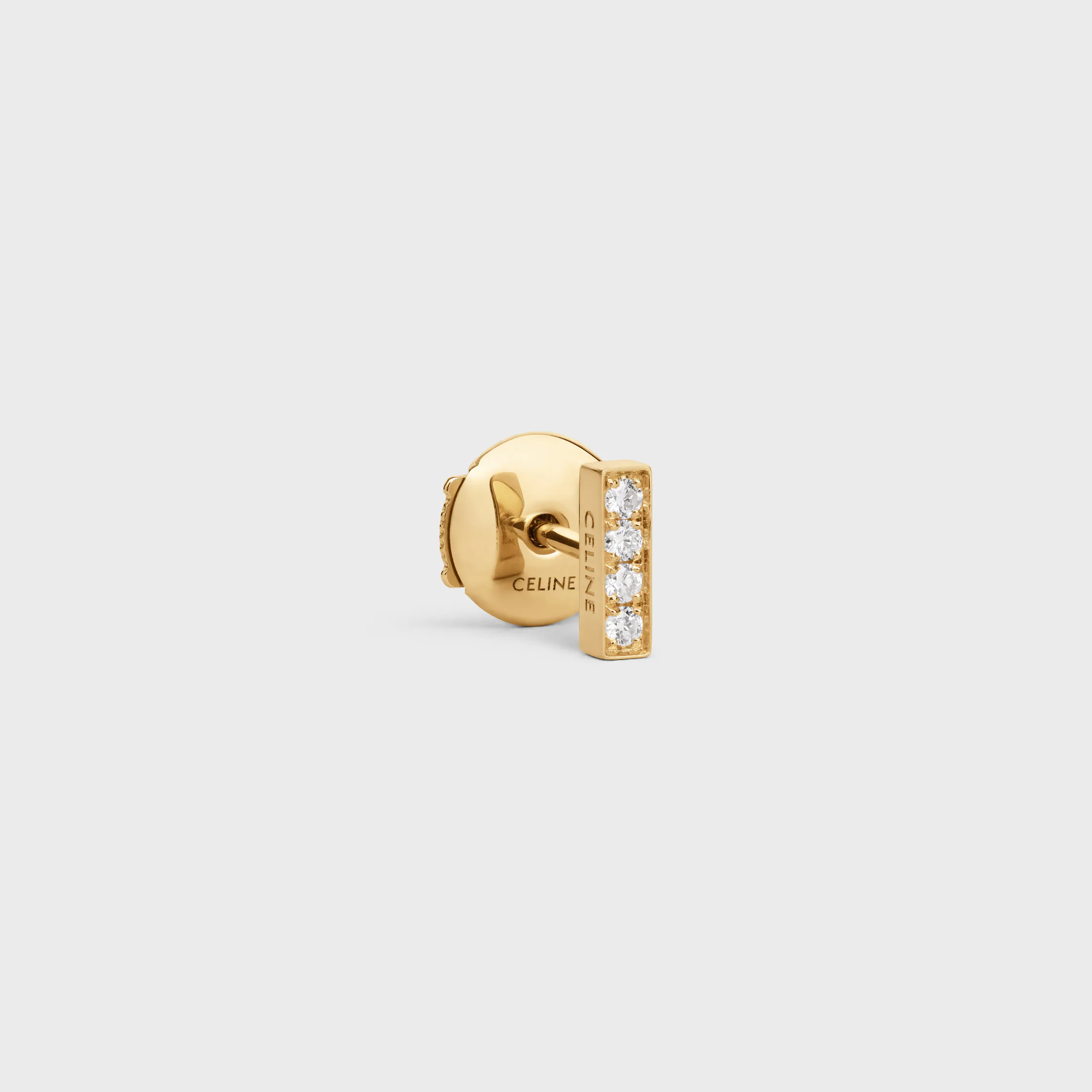 Celine Line-stud i guld och diamanter
