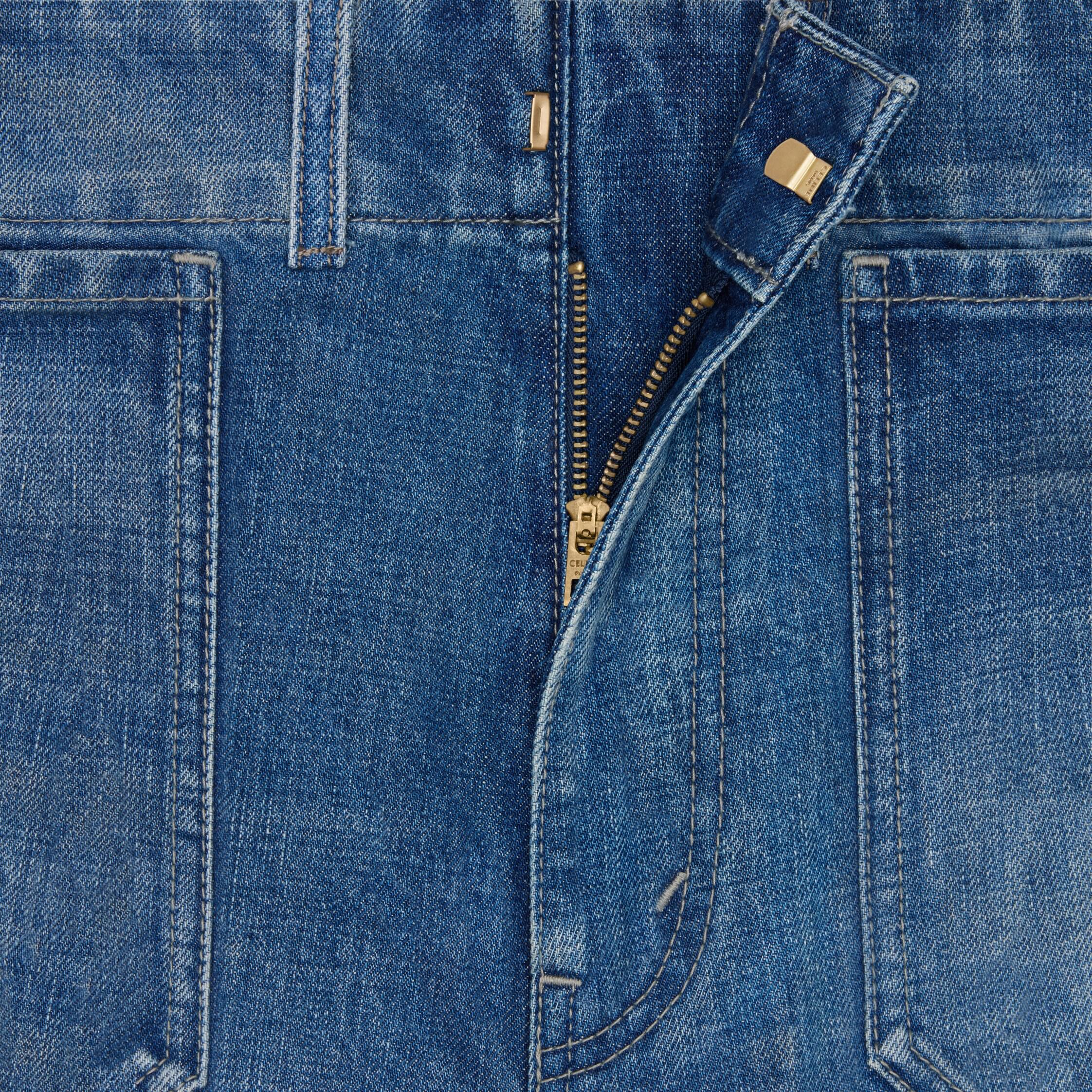 flare jeans 002 IN LÄTTVÄGIG KOTTONDENIM